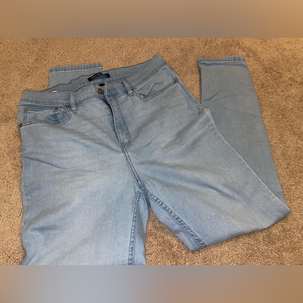 Calvin Klein Light Blue Denim Pants